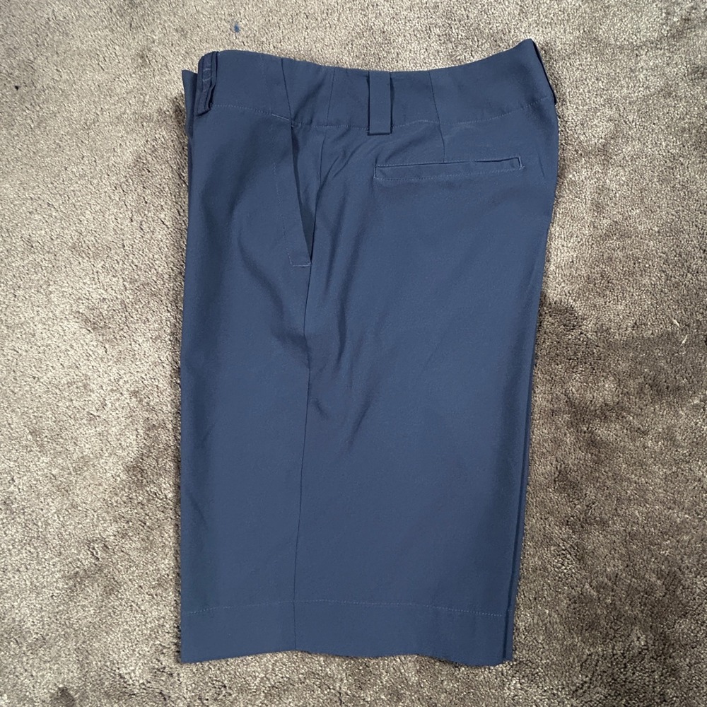 Nike Golf Shorts Womens 8 Navy Blue Solid Dri-FIT Performance Athletic 256862410 - Picture 13 of 13
